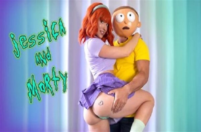 Scarlet Chase – Rick & Morty Parody – Morty Finally Gives Jessica his Pickle FullHD 1080p